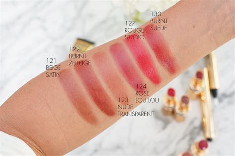 ysl rouge volupte shine swatches.